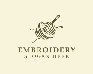 Handicraft Crochet Yarn logo design