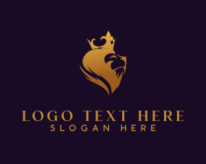 Royalty - Luxury Wild Lion logo design