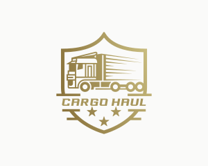 Fast Freight Delivery Vehicle logo design