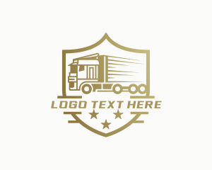 Delivery - Fast Freight Delivery Vehicle logo design