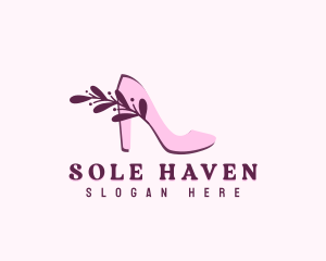 Shoe - Feminine Stiletto Shoe logo design