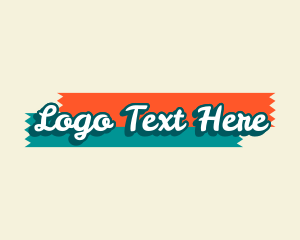 Wordmark - Retro Hippie Apparel logo design