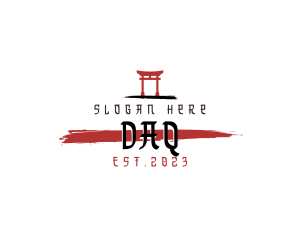 Wordmark - Asian Japanese Shrine logo design