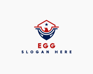 Bird Shield Eagle Logo