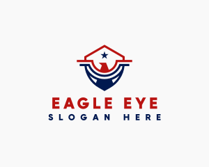 Bird Shield Eagle logo design