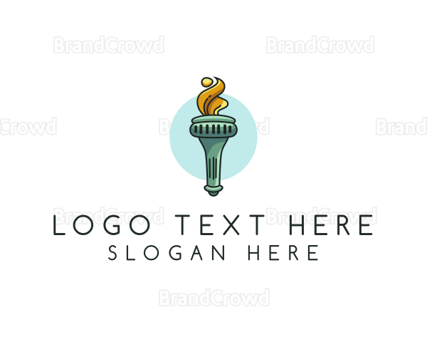 Statue Of Liberty Torch Logo