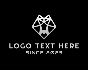 Futuristic - Wolf Tech Startup logo design