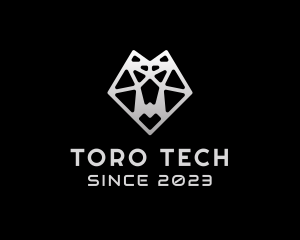 Wolf Tech Startup logo design