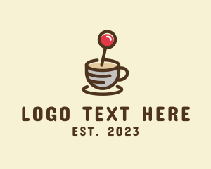 Console - Coffee Cup Joystick logo design