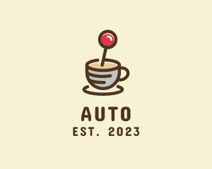 Joystick - Coffee Cup Joystick logo design