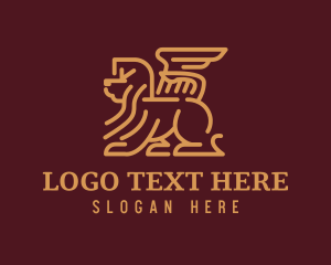 Regal - Luxury Lion Griffin Investment logo design