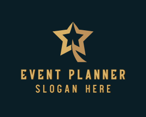 Shooting Star Event Planner logo design
