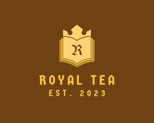 Royal Library Crown logo design