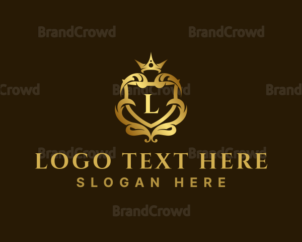 Luxury Ornate Royal Crest Logo
