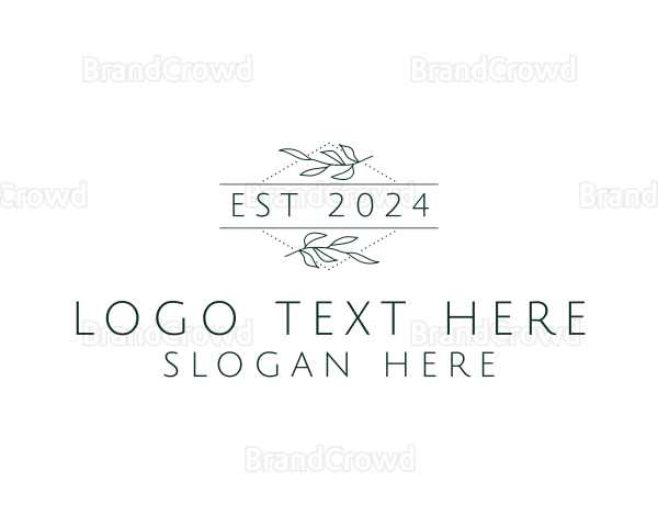 Floral Wedding Boutique Logo