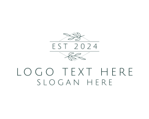 Floral Wedding Boutique Logo