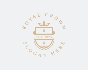 Crown Royalty Shield logo design