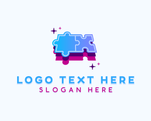 Problem - Puzzle Educational Game logo design