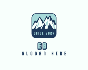 Mountain Peak Hiking Logo