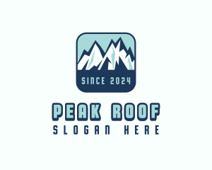 Mountain Peak Hiking logo design