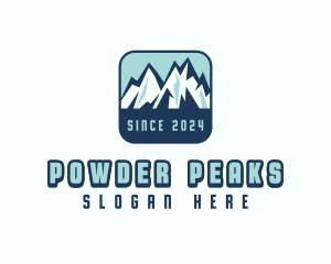 Mountain Peak Hiking logo design