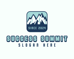 Mountain Peak Hiking logo design