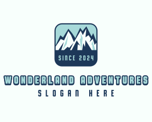 Mountain Peak Hiking logo design