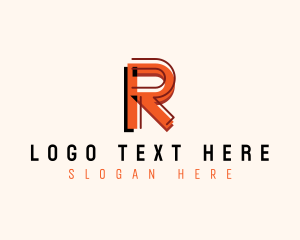 App - Modern Startup Company Letter R logo design