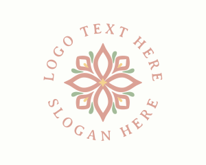 Spa - Natural Pastel Floral logo design