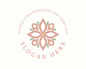 Natural Pastel Floral Logo