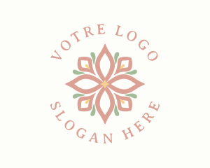 Natural Pastel Floral Logo