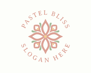 Natural Pastel Floral logo design