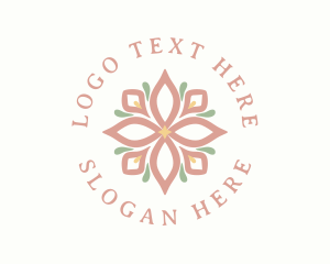 Natural Pastel Floral Logo