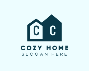 Residential Apartment Home Letter logo design