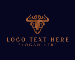 Livestock - Luxury Bull Ranch Livestock logo design