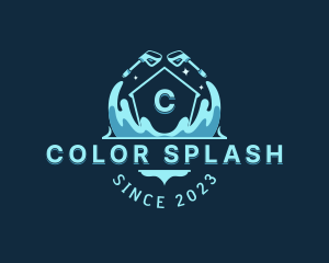 Splash House Pressure Washing logo design