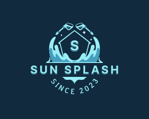 Splash House Pressure Washing logo design