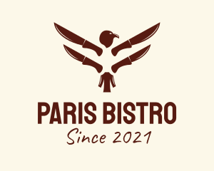 Bird Knife Restaurant logo design