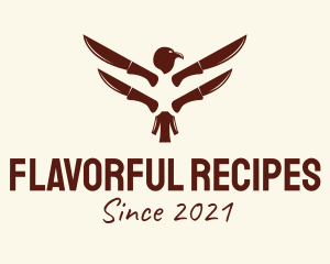 Cookbook - Bird Knife Restaurant logo design
