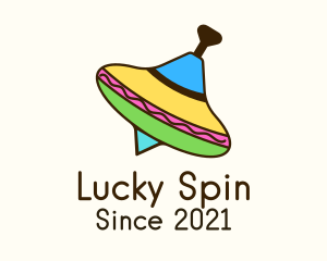 Colorful Spinning Top logo design