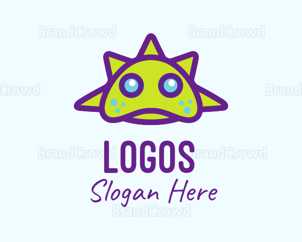 Sun Crown Blobfish Logo
