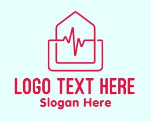 Line - Home Cardiology Emergency logo design