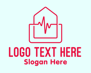 Cardiology - Home Cardiology Emergency logo design