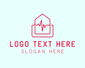 Cardiology - Home Cardiology Emergency logo design