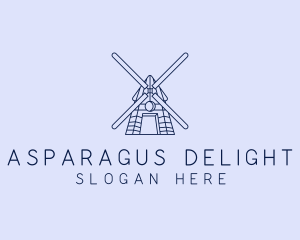 Farm Windmill Barn logo design