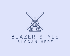 Farm Windmill Barn logo design