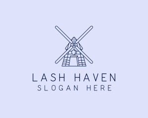 Farm Windmill Barn logo design