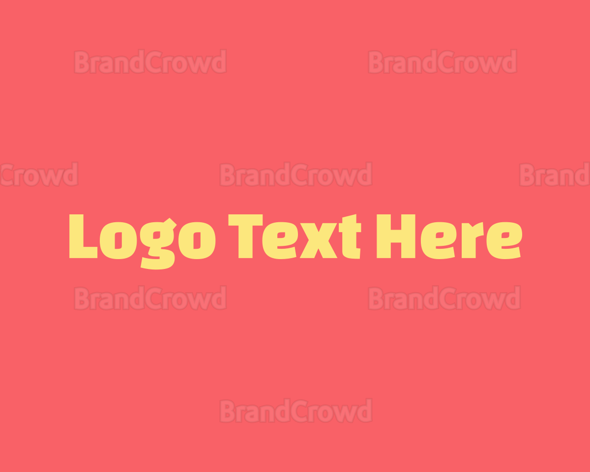 Pink & Yellow Font Logo