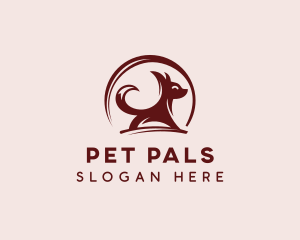 Pet Puppy Dog logo design