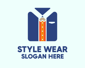 Men’s Suit Shirt Tailor logo design